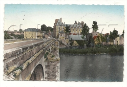Durtal (49) :Le Pont Et Le Château En 1950   PF. - Durtal