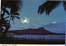 (747) USA - Hawaii Moonlight Over Waikiki - Sonstige & Ohne Zuordnung