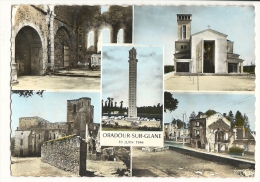 Cp, 87, Oradour-sur-Glane, Multi-Vues, Voyagée - Oradour Sur Glane