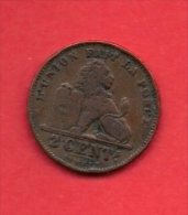 BELGIUM, 1902, Circulated Coin, 2 Centimes, French , C1673 - 2 Cents