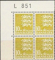 Denmark 1976. Coat Of Arms.  Michel 626, Plate-block MNH. - Neufs