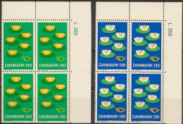 Denmark 1977. Norden. Michel 635-36, Plate-block MNH. - Neufs