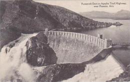 Arizona Phoenix Roosevelt Dam On Apache Trail Highway Albertype - Phoenix