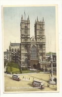 Cp, Angleterre, Londres, Westminster Abbey, West Tower, Voyagée 1935 - Westminster Abbey