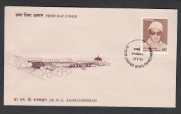 INDIA, 1990,  FDC,  M. G. Ramachandran, (1917-1987), Actor And Chief Minister,   Bombay Cancellation - Lettres & Documents