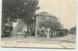 LE PONTET  - L'Avenue, Station De Tramways Et Route De Vedènes. - Le Pontet