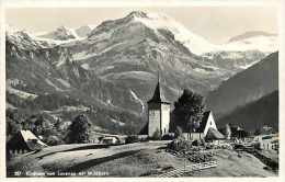 Suisse - Ref C349- Kirchlein Von Lauenen Mit Wildhorn - Carte Bon Etat  - - Lauenen