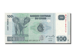 Billet, Congo Democratic Republic, 100 Francs, 2007, 2007-07-31, NEUF - République Démocratique Du Congo & Zaïre