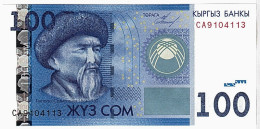 Billet, KYRGYZSTAN, 100 Som, 2009, KM:26a, NEUF - Kirgizïe