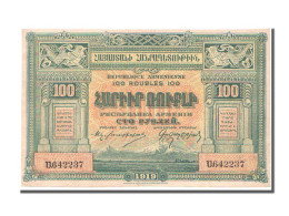 Billet, Armenia, 100 Rubles, 1919, TTB+ - Armenia