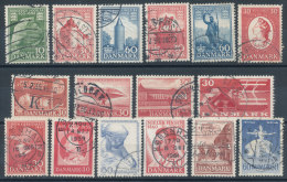 Danemark Petit Lot De 16 Timbres Divers 1953/62 - Verzamelingen