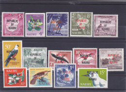 NAURU   YVERT  69/82   MNH  ** - Nauru