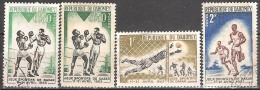 DAHOMEY   # STAMPS FROM YEAR 1963  "STANLEY GIBBONS 185-187 - Usati