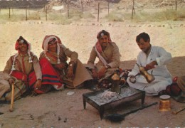 Arabian Coffee, Old Photo Postcard - Jordan