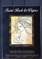 LES FEMMES ET LE VIN - (Etiquette Légèrement Collée Sur Feuille D´expo.) - Weibliche Schönheit, Jugendstil