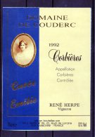 LES FEMMES ET LE VIN - (Etiquette Légèrement Collée Sur Feuille D´expo.) - Weibliche Schönheit, Jugendstil