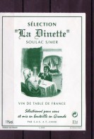 LES FEMMES ET LE VIN - (Etiquette Légèrement Collée Sur Feuille D´expo.) - Beauté Féminine Art Nouveau