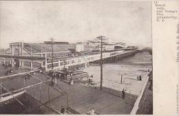 New Jersey Atlantic Boardwalk And Youngs Pier - Atlantic City