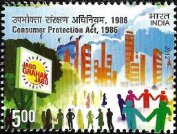 India - 2012 - Consumer Protection Act 1986 - Mint Stamp - Ungebraucht
