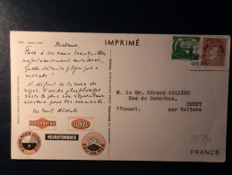 38/790  CP AVEC VUE PUB PHARMA POUR MEDECINS  1951 - Briefe U. Dokumente