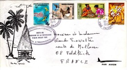HC-L42 - NOUVELLE CALEDONIE Lettre Par Avion - Visite Du Président De La République 1979 - Lettres & Documents