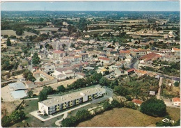 85 - MOUTIERS-les-MAUXFAITS (Vendée) - Vue Générale Aérienne - Au Premier Plan, "L'Hermitage" - 1973 - Moutiers Les Mauxfaits