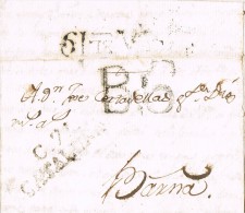 6395. Carta Entera Pre Filatelica CARDONA (barcelona) 1808 - ...-1850 Prephilately