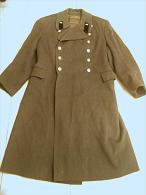 Vintage Soviet Russian Army Tank Officer Wool Overcoat - Uniformes