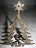 VINTAGE RUSSIAN XMAS TREE BRASS CANDLE HOLDER - Bronzen