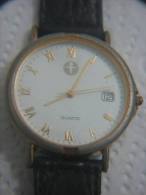 Delcampe - VINTAGE ISRAELI ADI DATE MEN´S WATCH * ROMAN NUMERAL - Watches: Old