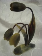 TULIPS Vintage Russian Artwork From Horn 1960´s - Arte Popular