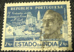 Portuguese India 1954 400th Anniversary Of Sau Paulo 2t - Used - Portuguese India