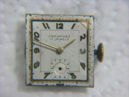 CRAWFORD WATCH CO. MOVEMENT & DIAL * WORKING - Other & Unclassified