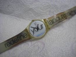 1995 REDEFINE YOUR LANGUAGES SWATCH WATCH VINTAGE - Watches: Old