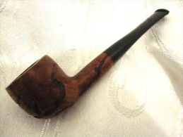 \""SHALOM\" VINTAGE WOOD TOBACCO SMOKING PIPE ISRAEL ~ AMAZING PATTERN - Pijpen In Bruyèrehout