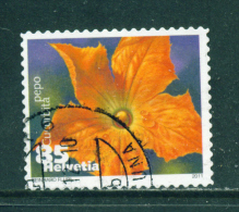 SWITZERLAND - 2011  Flowers  85c  Used As Scan - Used Stamps