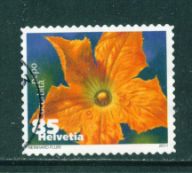 SWITZERLAND - 2011  Flowers  85c  Used As Scan - Gebraucht