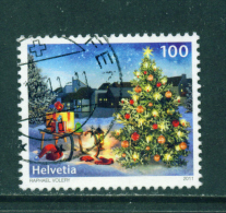 SWITZERLAND - 2011  Christmas  1f  Used As Scan - Used Stamps
