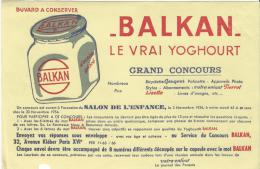 Le Vrai Yoghourt/ BALKAN/ Salon De L´Enfance/ Grand Concours /Vers 1945-1955      BUV86 - Zuivel