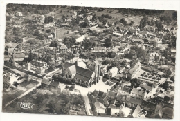 Verberie (60) : Vue Générale Aérienne Au Niveau Du Quartier De L'église En 1962 PF. - Verberie