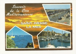 Cp, 11, Saint-Pierre-de-la-Mer, Multi-Vues, Voyagée 1989 - Autres & Non Classés