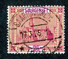 4125e  Saar  Michel #100 IV  Used Variety~  ( Cat.€30.00 )  Offers Welcome! - Used Stamps