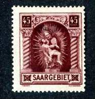4133e  Saar  Michel #102 II  Mint*thin ~  ( Cat.€20.00 )  Offers Welcome! - Unused Stamps