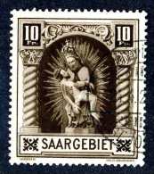 4135e  Saar  Michel #103 II Variety Used ~  ( Cat.€140.00 )  Offers Welcome! - Ungebraucht