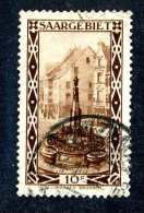 4143e  Saar  Michel #108 V Used ~  ( Cat.€15.00 )  Offers Welcome! - Usados