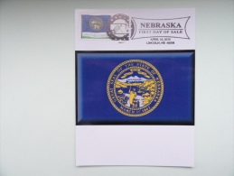 CARTE MAXIMUM MAXIMUM CARD DRAPEAU NEBRASKA FLAG  USA - Andere & Zonder Classificatie