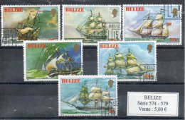 Belize. Voiliers. Serie Complete Oblitérée - Belize (1973-...)