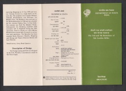 INDIA, 1990, 5th Gorkha Rifles, 3rd And 5th Batallions, Folder - Cartas & Documentos