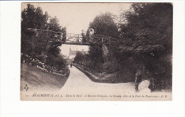 Carte 1910 SAINT CYR /  BEAUREPIT : Dans Le Parc : Entrée Orientale,grande Allée Et Pont Du Panorama - Saint-Cyr-sur-Loire