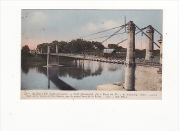 Carte 1910 SAINT CYR  SUR LOIRE /  PONT BONAPARTE Dit "pont De Fil" De St Cyr,partie Sud - Saint-Cyr-sur-Loire